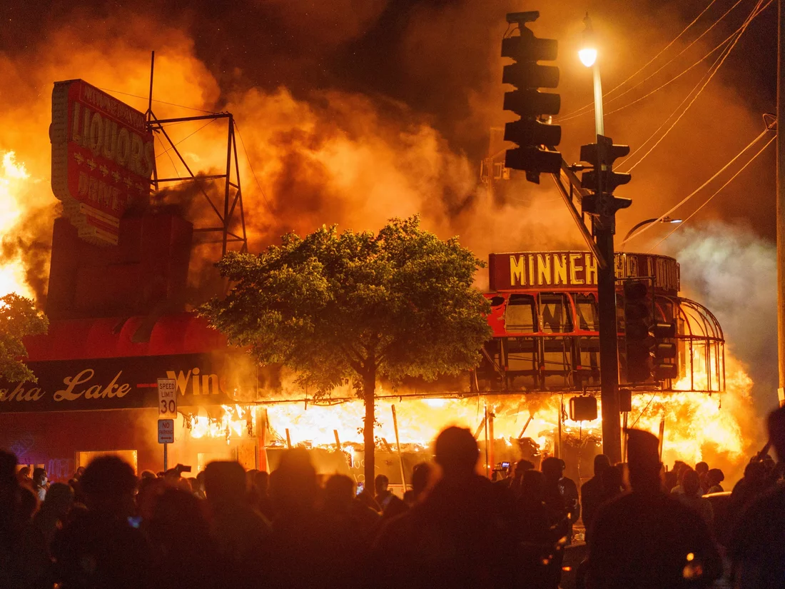 Minneapolis, Minnesota Black Lives Matter Protest Riots